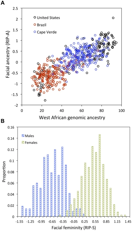 Relationships between the ancestry and sex RIP variables and their initial predictor variables.