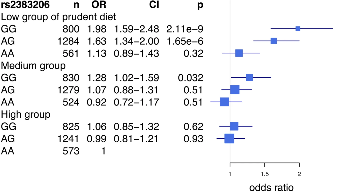 Risk of acute myocardial infarction associated with prudent diet and the Chromosome 9p21 variant rs2383206 in the INTERHEART study.