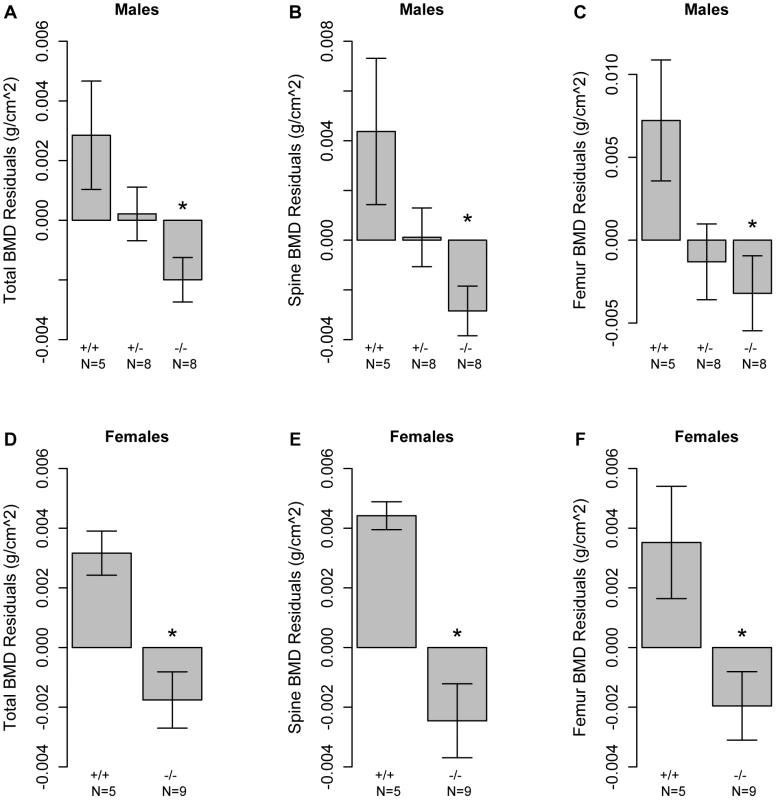Mice deficient for <i>Asxl2</i> have decreased BMD.