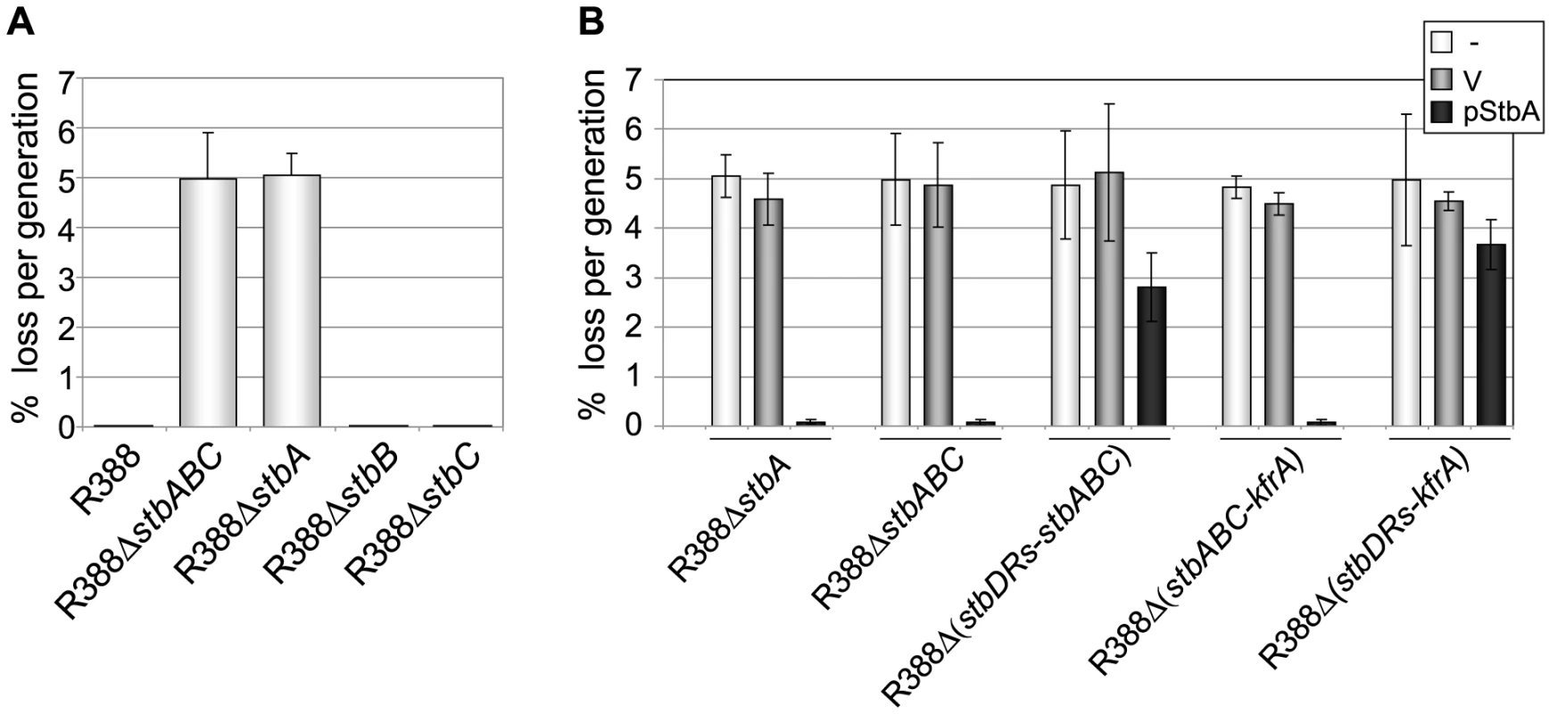 Stability of plasmid R388 derivatives.