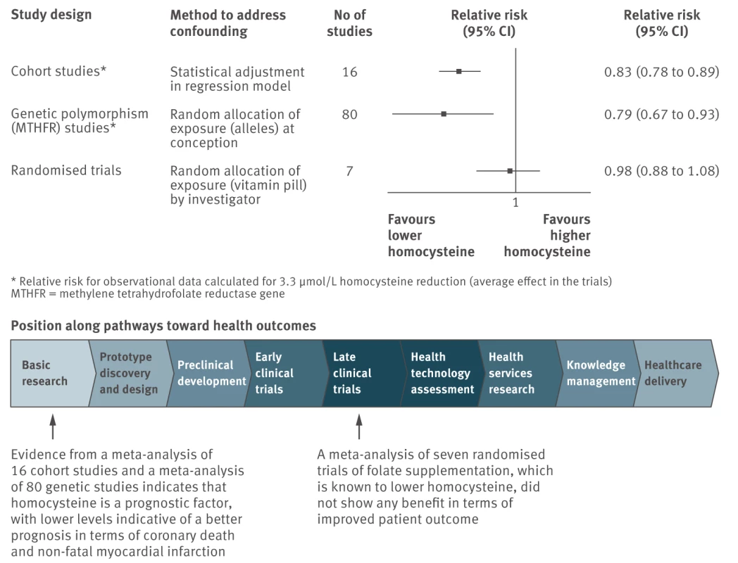 Evaluation of whether homocysteine is a prognostic factor, and whether modifying it improves clinical outcome in patients with coronary disease (drawn from data in <em class=&quot;ref&quot;>[35]</em>).