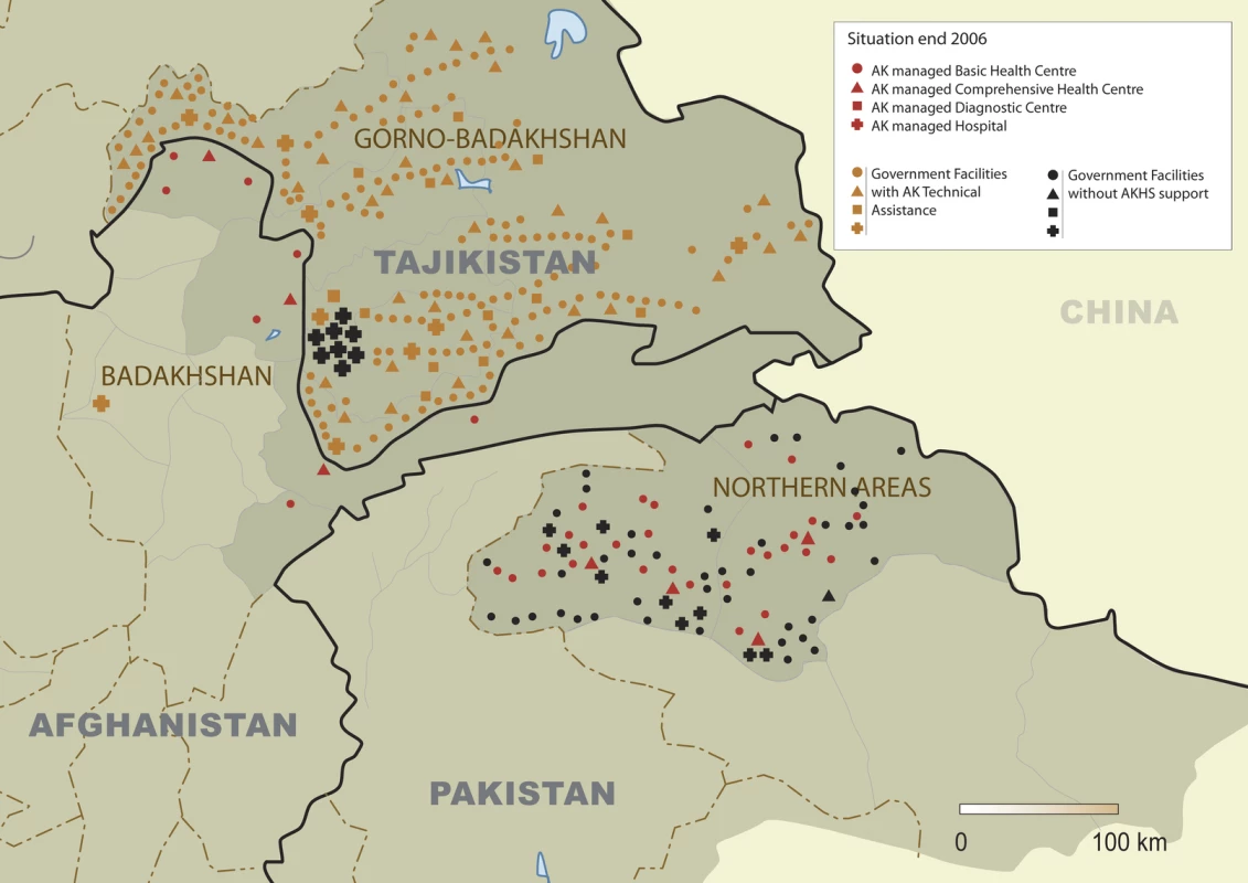 Health Facilities in the Border Districts of Afghan Badakhshan, the Northern Areas of Pakistan, and Gorno-Badakhshan in Tajikistan