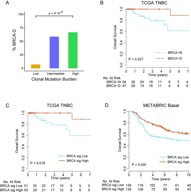 BRCA-deficient subtype signature identifies triple negative breast cancer patients with improved survival with anthracycline/taxane chemotherapy.