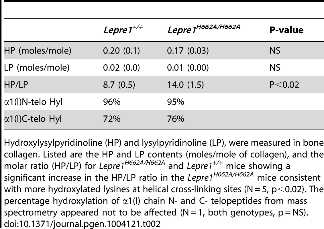 Pyridinoline content and telopeptide hydroxylation of bone collagen.
