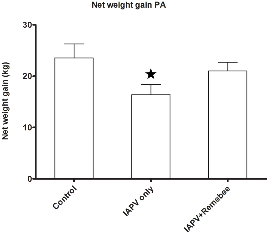 Net weight gain in hives (Pennsylvania).