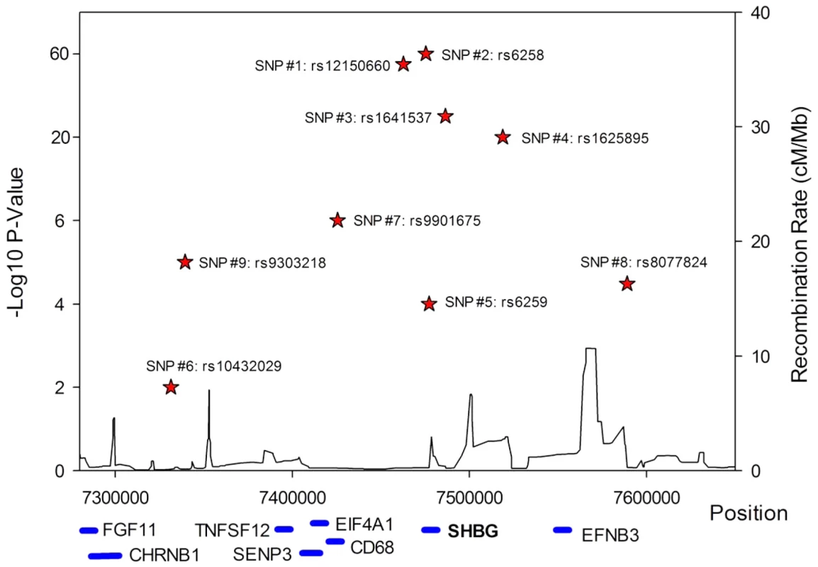 Allelic heterogeneity at the <i>SHBG</i> gene locus.