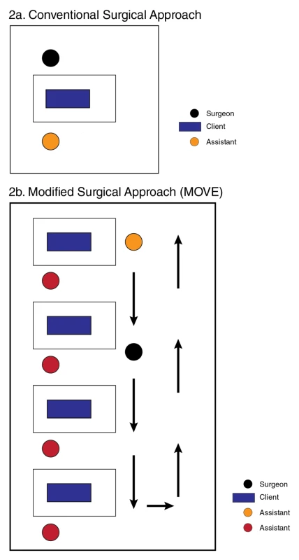 Conventional and modified surgical approaches to MC provision.