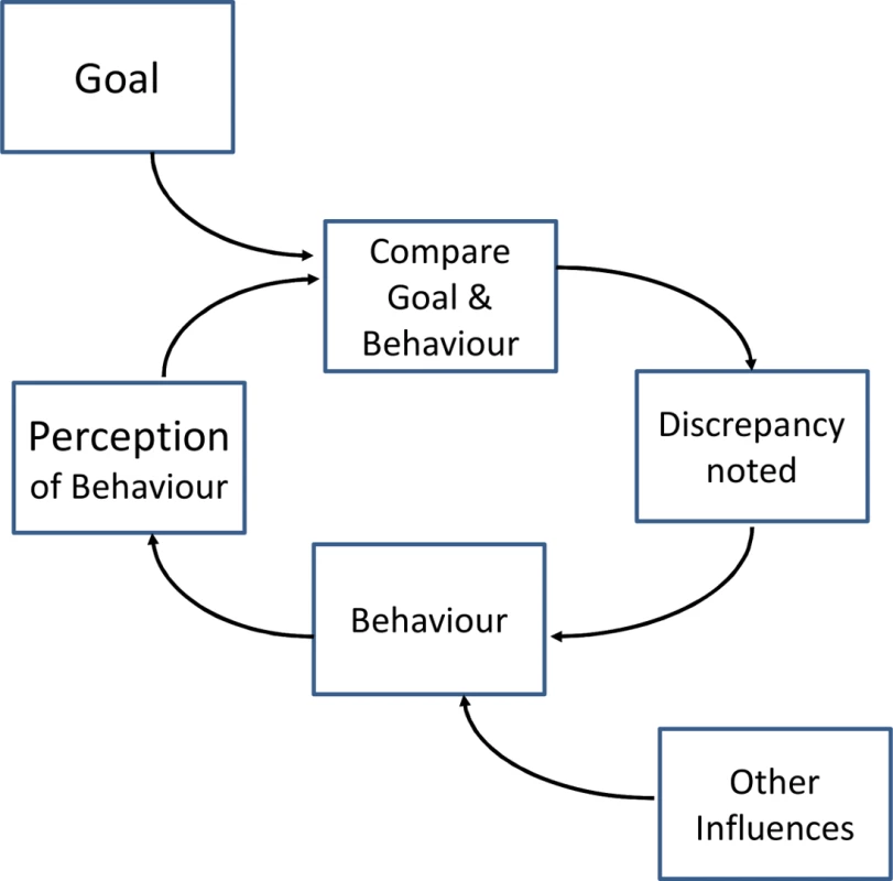 Example of the control theory model used for coding interventions in a review of audit and feedback studies by Gardner et al. &lt;em class=&quot;ref&quot;&gt;[16]&lt;/em&gt;.