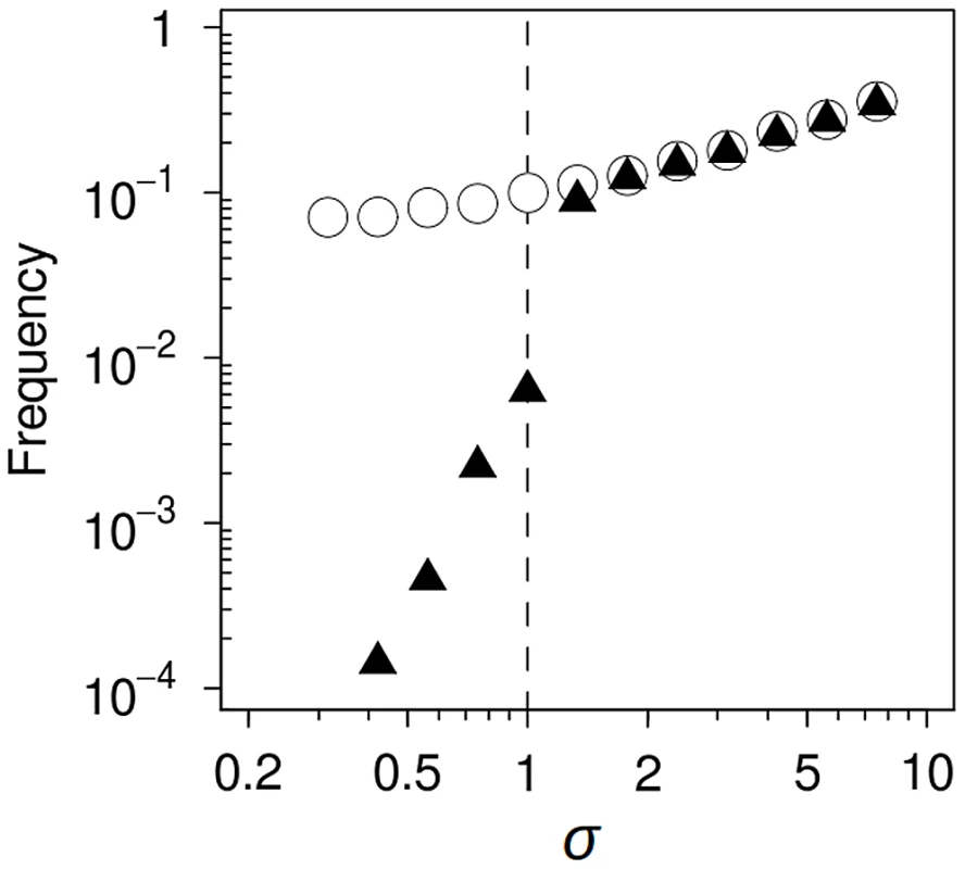 Computer simulation of mutational spectrum effects on hitchhiking dynamics.