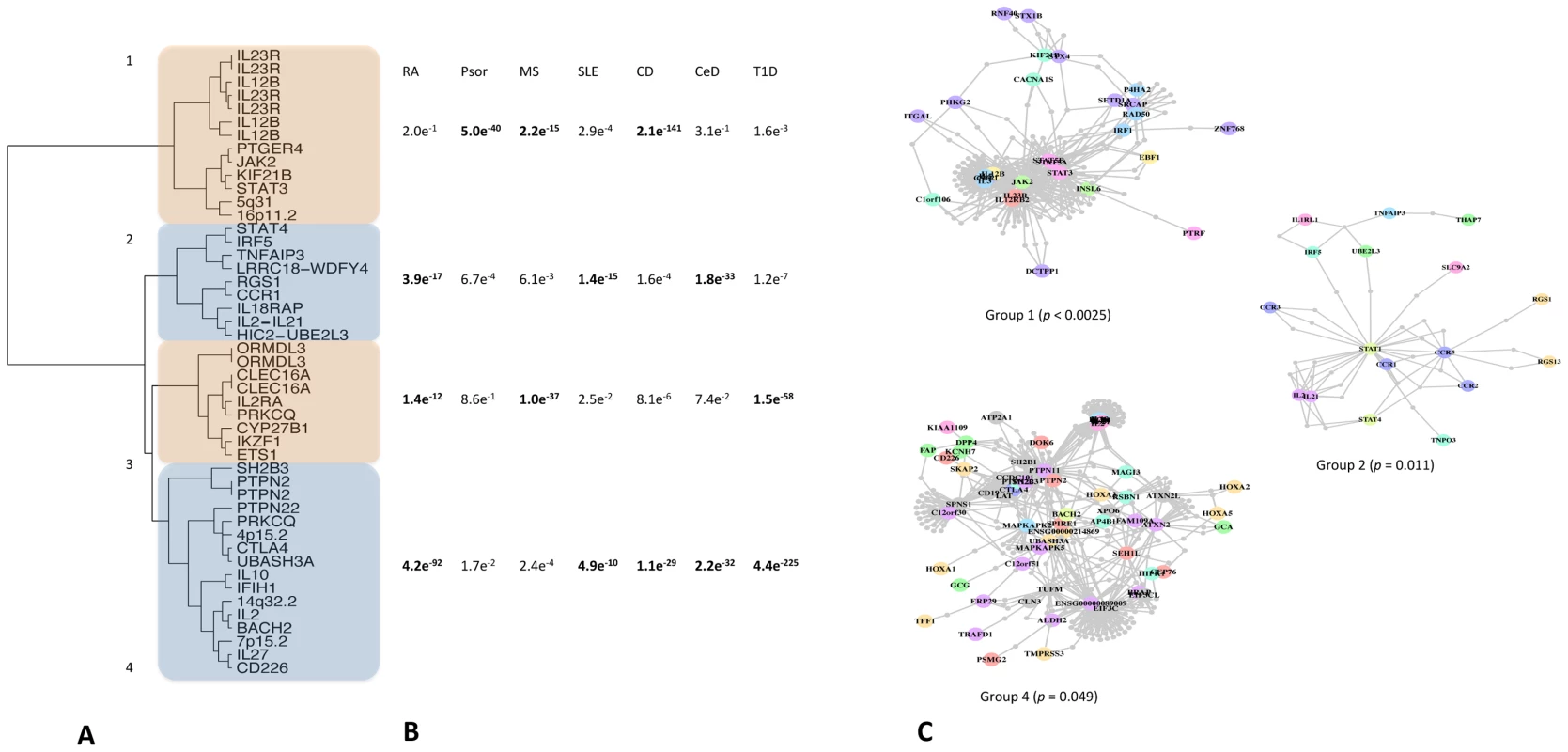 Patterns of association across diseases correlate with protein-protein interactions.