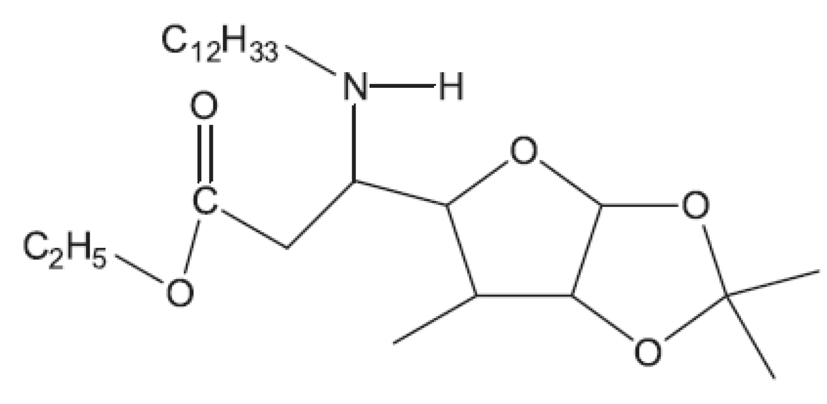 Derivát 5-aminofuranosy – inhibitor biosyntézy peptidoglykanu